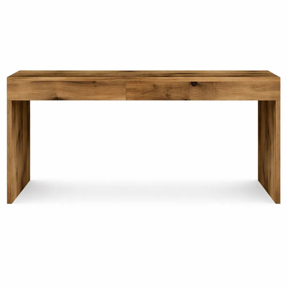 Table basse rustique en bois recyclé 102x50x35 cm