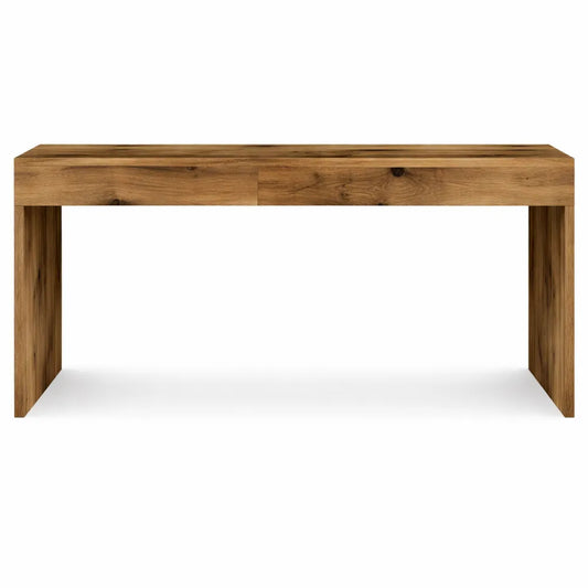 Table basse rustique en bois recyclé 102x50x35 cm